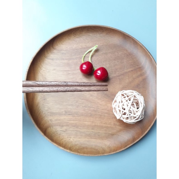 Đũa gỗ óc chó tập ăn cho bé 19cm