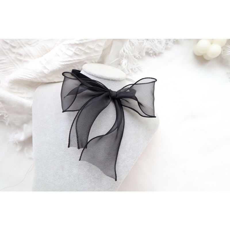 Choker hình nơ xinh - Khăn turban