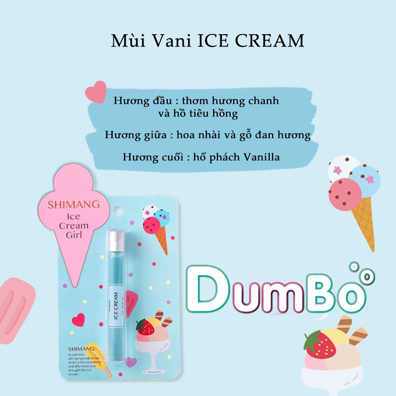 Nước Hoa Dạng Ống Lăn Shimang 15ML Mini