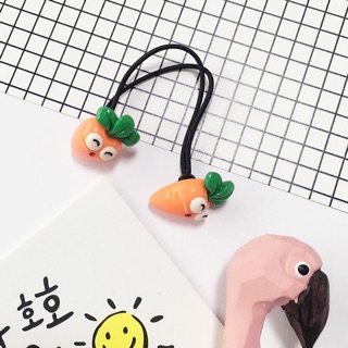 Buộc kẹp tóc thỏ cà rốt