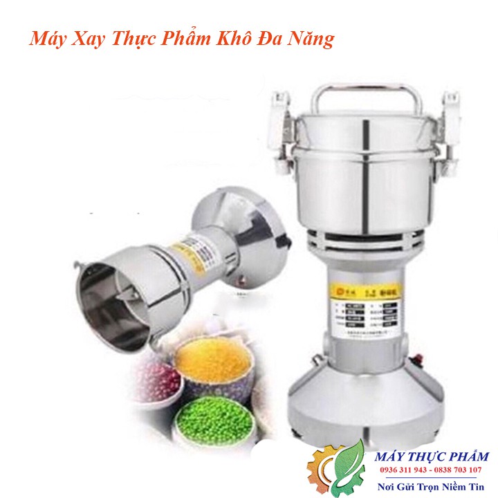 Máy Xay Bột Khô Đa Năng QE-100 Máy Nghiền Bột, Ngũ Cốc