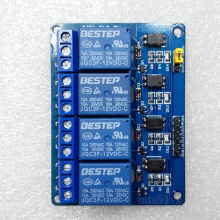 Module Relay 4 kênh 12V-220V/10A