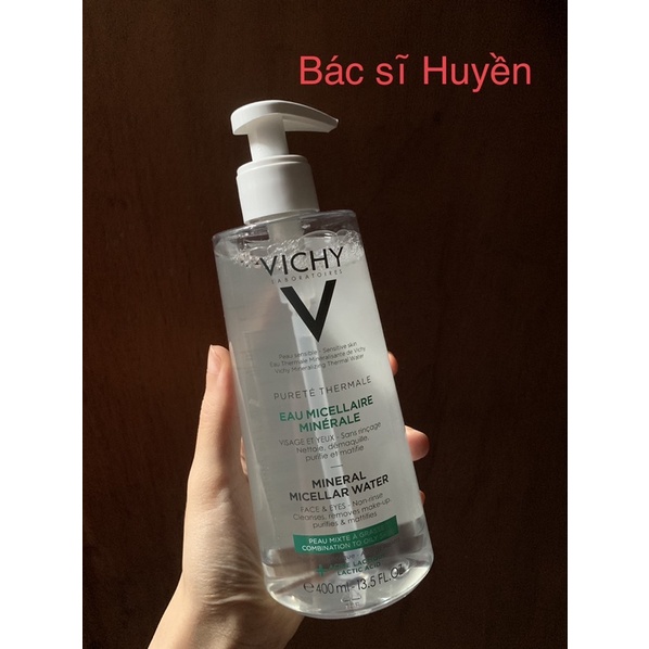 [CHÍNH HÃNG] Nước tẩy trang Vichy - Dành cho da dầu và da hỗn hợp 400ml