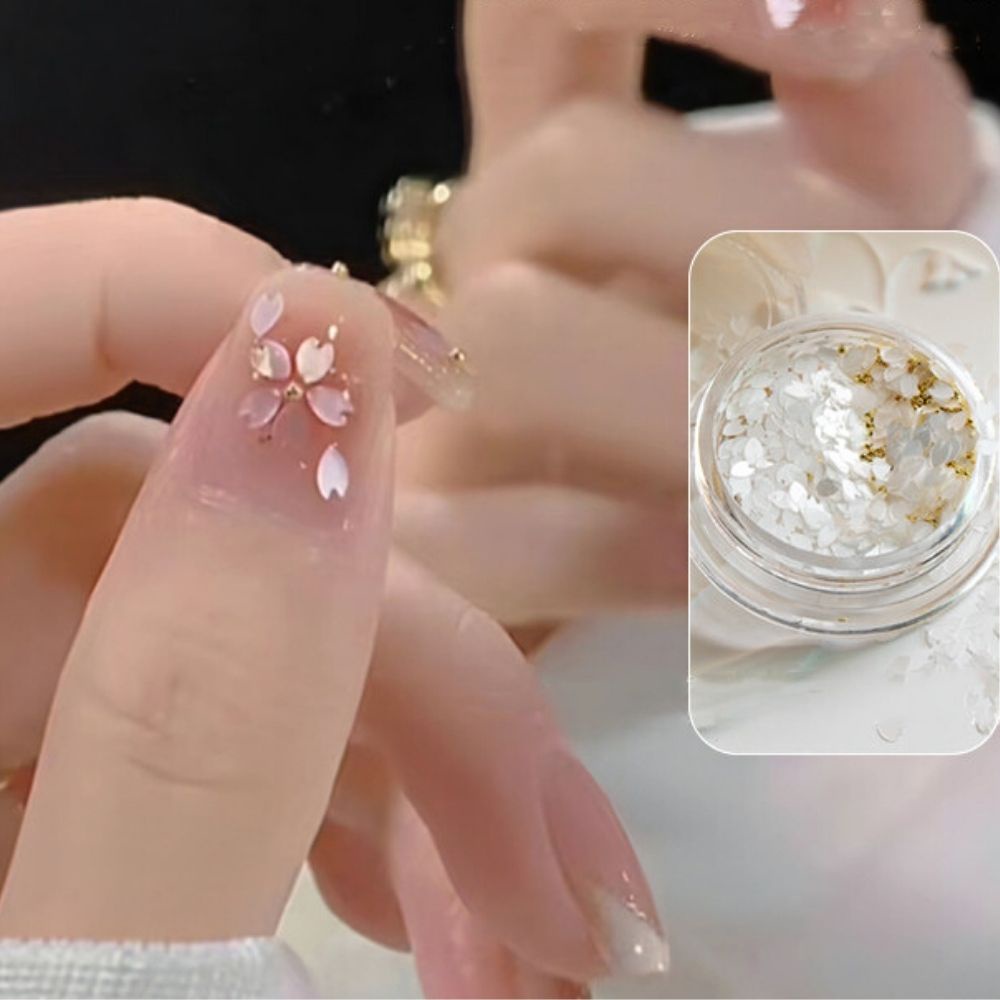 Cánh hoa nail ẩn trang trí móng
