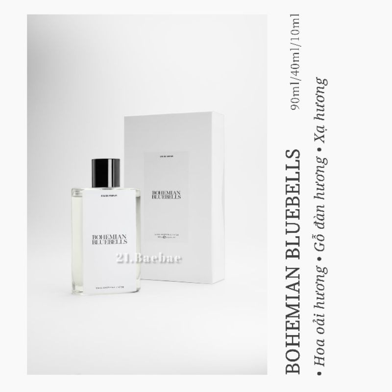 Nước hoa Zara x Jo Malone London Bohemian Bluebells