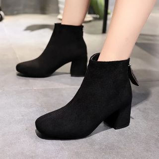 Boots nữ, bốt cổ ngắn, bốt da, bốt nữ lót lông