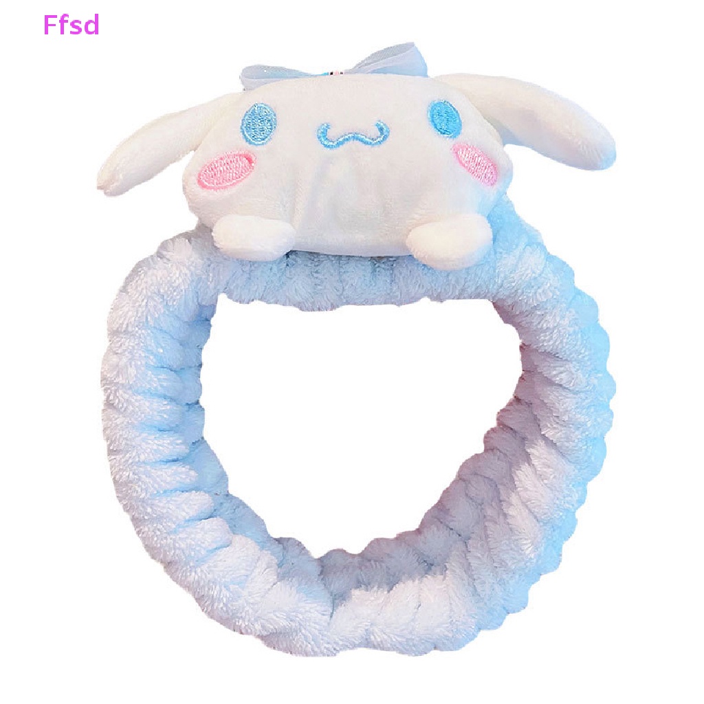 {Ffsd} Băng Đô Rửa Mặt Búp Bê Nhồi Bông Hoạt Hình My Melody Kuromi Kawaii Dễ Thương Cho Nữ * Bán Chạy