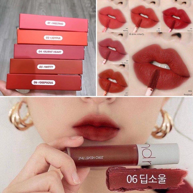 son romand zero velvet tint mềm mịn 05