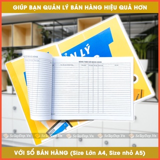 Sổ Bán Hàng / Sổ quản lý bán hàng Online / Sổ Nhập Hàng - Sổ tay giúp quản lý bán hàng hiệu quả hơn