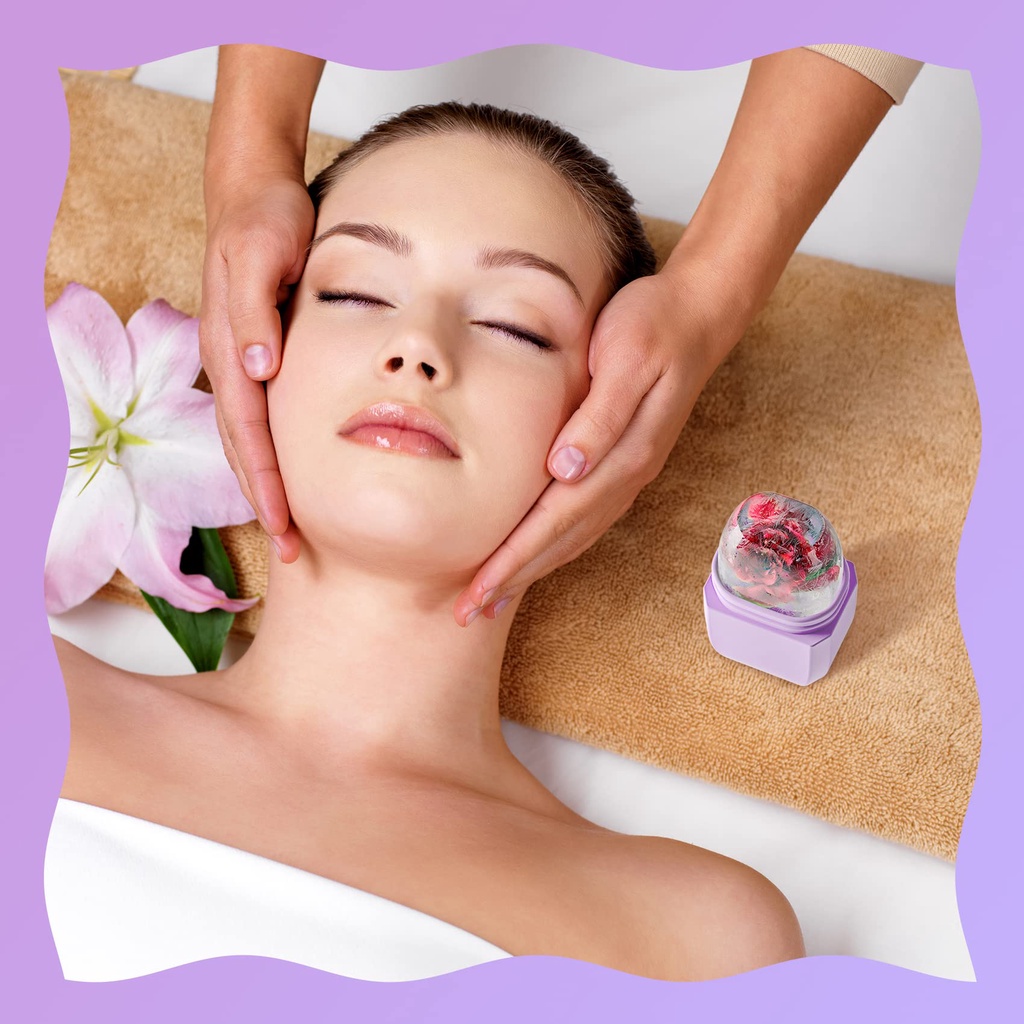Dụng cụ bóng lăn đá lạnh Foreverlily massage điều dầu chăm sóc da mặt tiện lợi