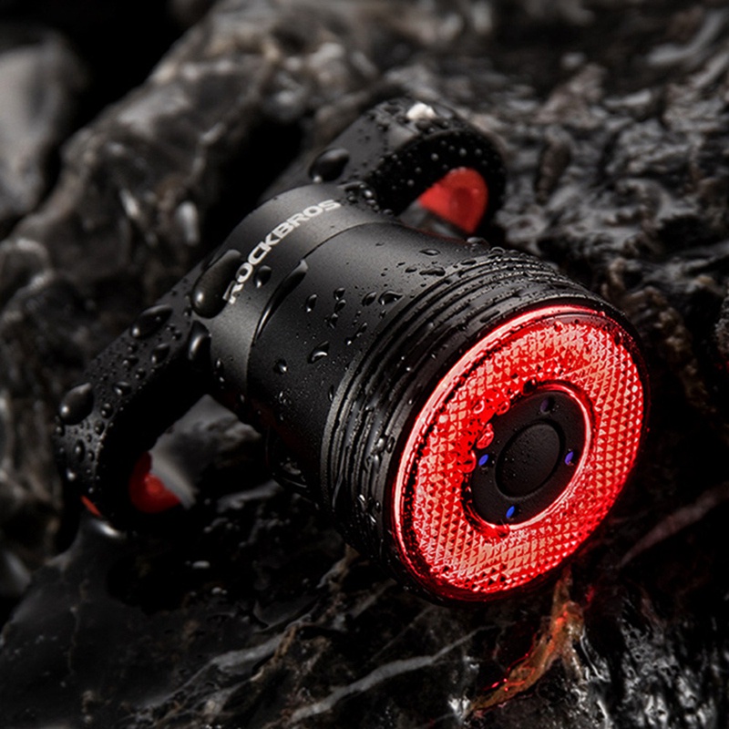 Rockbros Đèn Đuôi Xe Đạp Q5 Cảm Biến Thông Minh Chất Lượng Cao