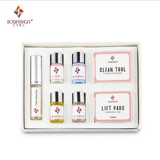 Sét Bộ Thuốc Uốn Mi 3d 6d Colagel Hàn Quốc Lash lift Hiệu Iconsign