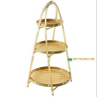 Mẹt tre kệ tầng đựng đồ ăn đẹp