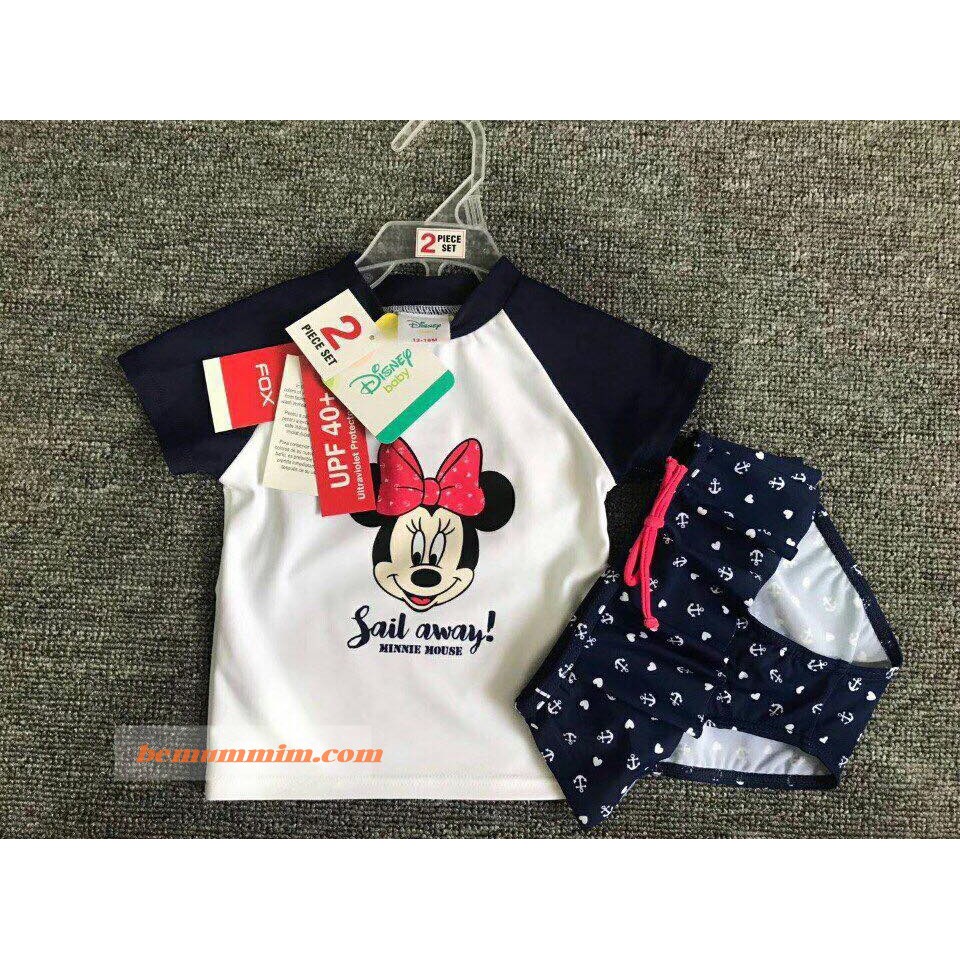 (Hình shop tự chụp) Sét Bộ bơi Mickey của hãng Disney Fox nguyên tag - nguyên móc