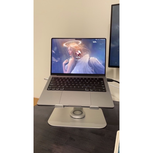 Giá đỡ laptop nhôm DIGIMIX điều chỉnh độ cao L05 chân xoay 360 độ chắc chắn cho máy 11-17 inch.