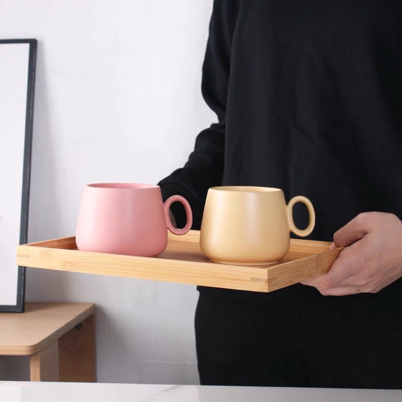 CỐC MACARON chất liệu sứ tông màu pastel men lì hiện đại trẻ trung phù hợp làm quà Tân Gia, Cốc đôi uống cafe, văn phòng