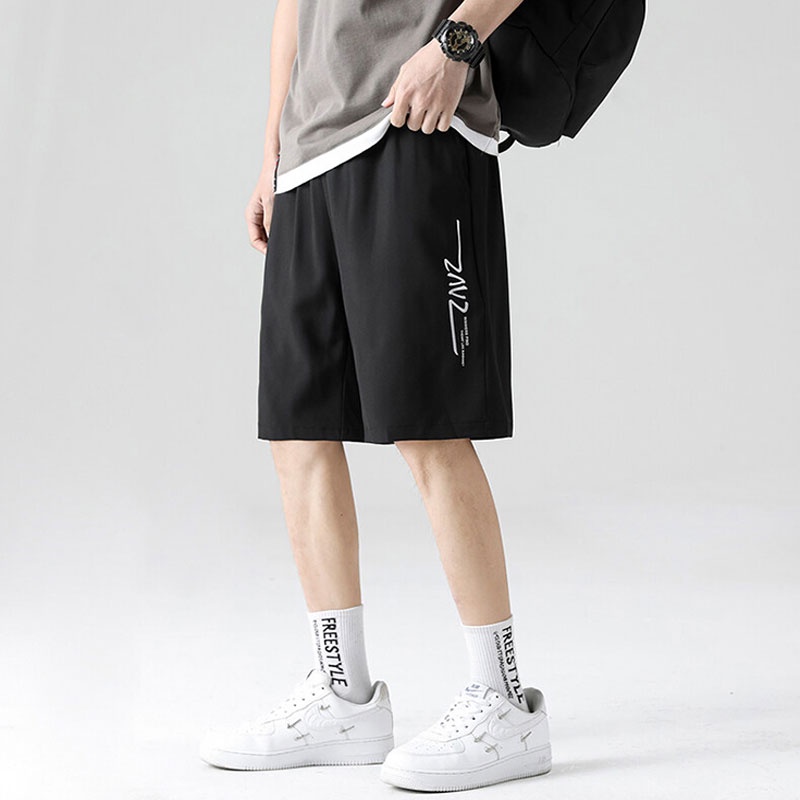 Quần Short Nam Lưng Thun Cột Dây Năng Động