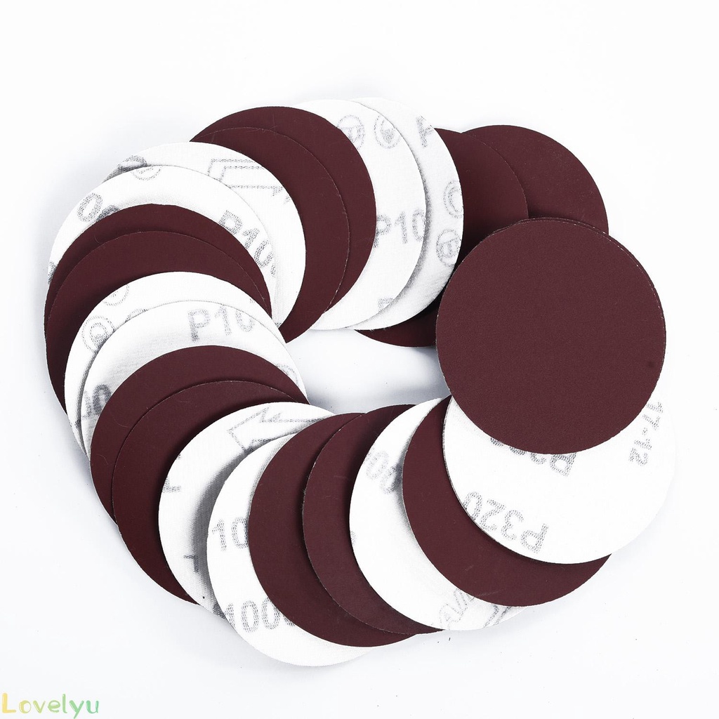 Set 20 miếng giấy nhám đánh bóng 40-3000 grit tùy chọn tiện lợi