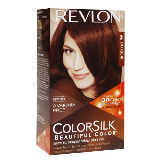 Thuốc nhuộm tóc Revlon Dark Auburn 31 cho tóc màu nâu sẫm - Mỹ - 130ml