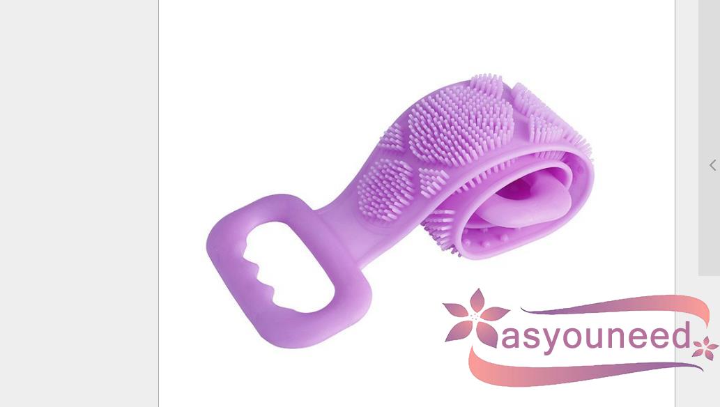 (Hàng Mới Về) Khăn Silicone Hai Mặt Tẩy Tế Bào Chết Cho Cơ Thể