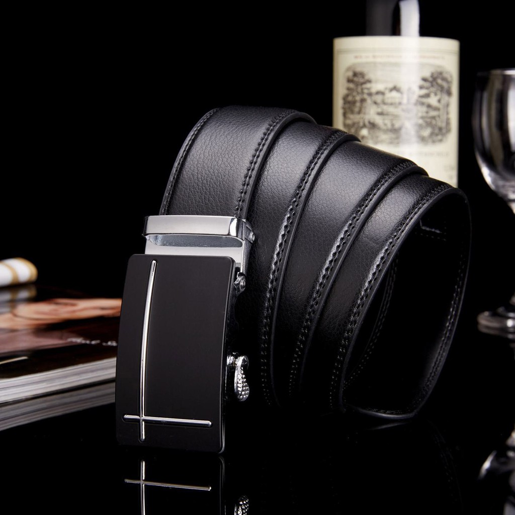 Thắt lưng/ dây nịt nam khóa tự động có hộp đựng + túi tặng kèm