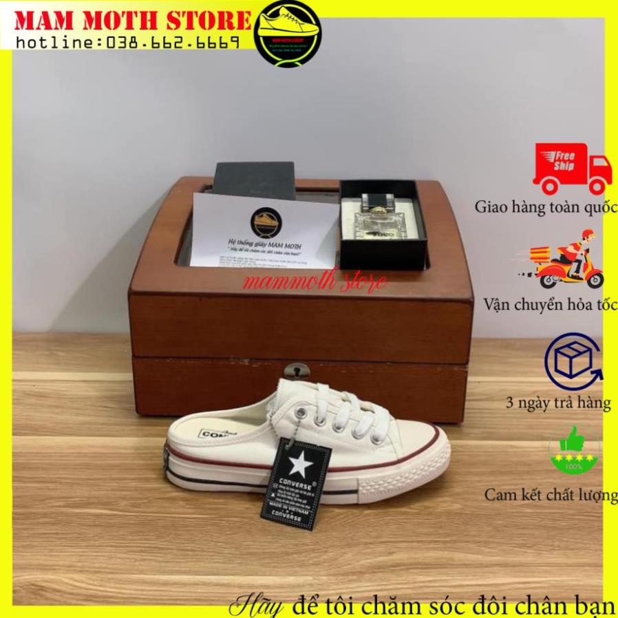 Giày sục thể thao, sục cv nữ trắng đen bản trung cao cấp hàng 11 êm chân shop MAMMOTH