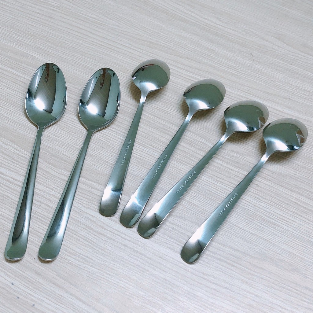 Hiệu ST Muỗng ăn cơm - Thép không gỉ Inox cao cấp, kiểu dáng #2181dài 21cm