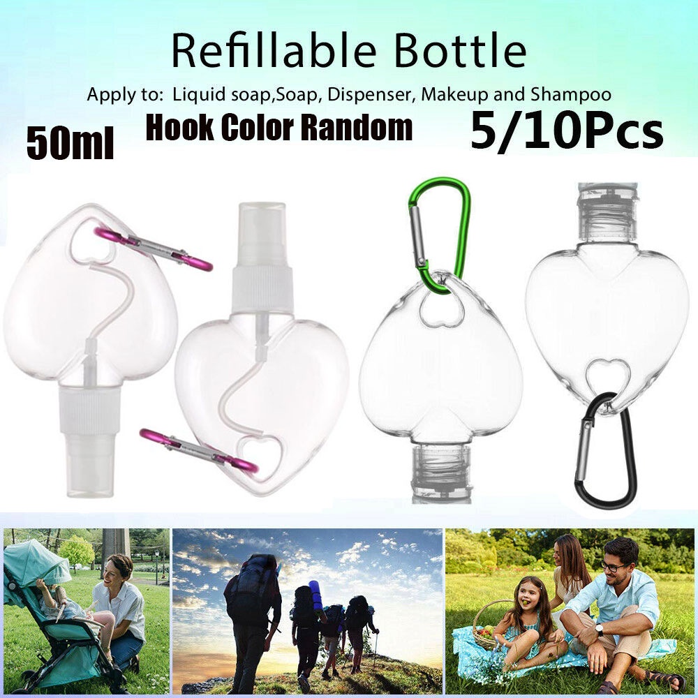 Epoch Chai Đựng Nước Rửa Tay Dạng Xịt Bằng Nhựa Trong Suốt Có Thể Tái Sử Dụng