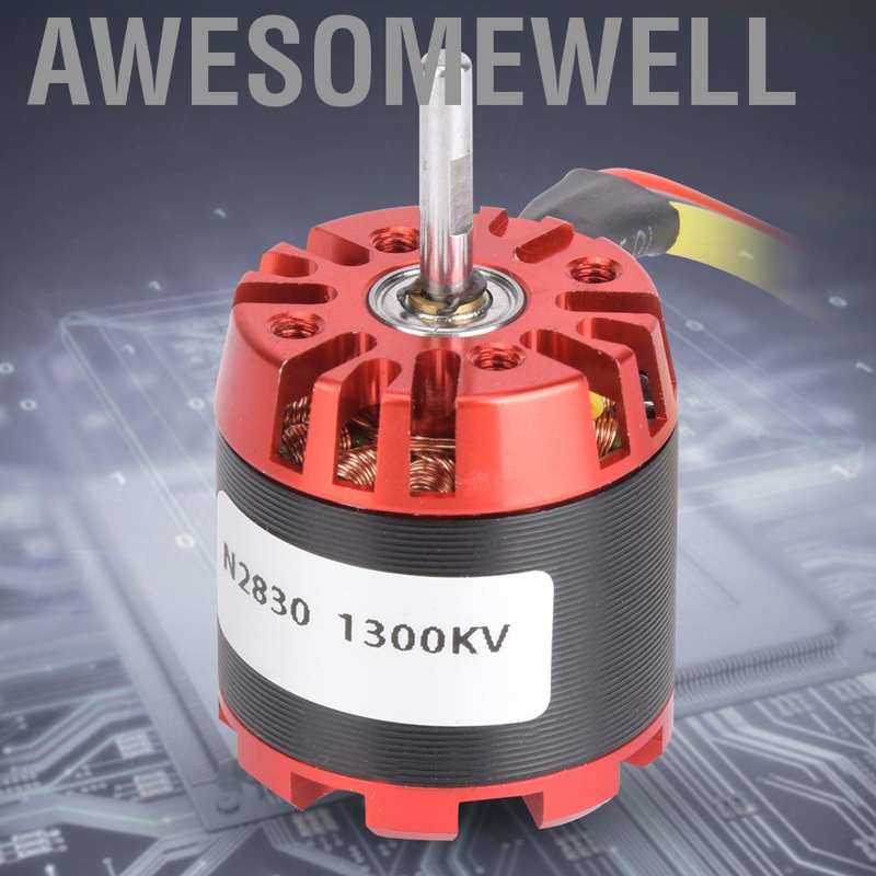 Awesomewell N2830 1300KV RC Motor External Rotor Brushless for A2212 4-axis Aircraft