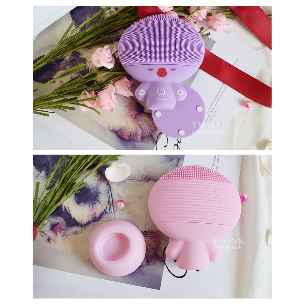 Máy Rửa Mặt Doll Blingbelle Sạc Không Dây Làm Sạch Da, Massage, Công Nghệ Sóng Âm, Nâng Cơ
