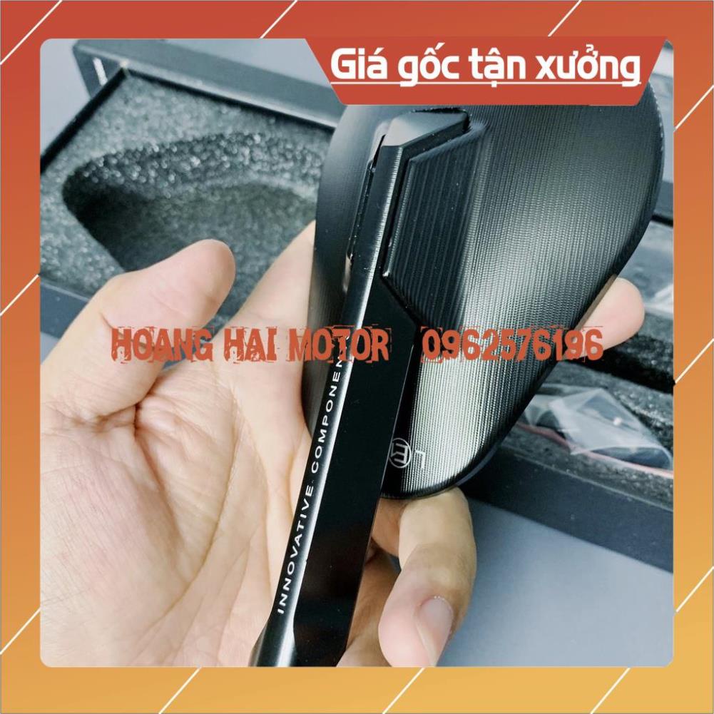 kinh/ gương chiếu hậu kiểu RIZOMA Elisse - Thân nhôm CNC nguyên khối, chân 10 li, hàng sịn full hộp - gắn mọi loại xe