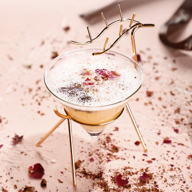 Ly Thủy Tinh Uống Rượu Cocktail Hình Hươu Sáng Tạo