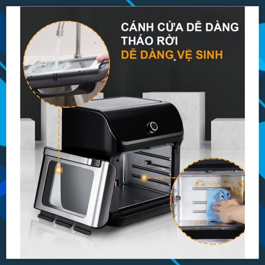 Nồi chiên không dầu Kalite Q12 thế hệ mới KL-1200 công suất 1800W dung tích 12L chính hãng BH 12 tháng