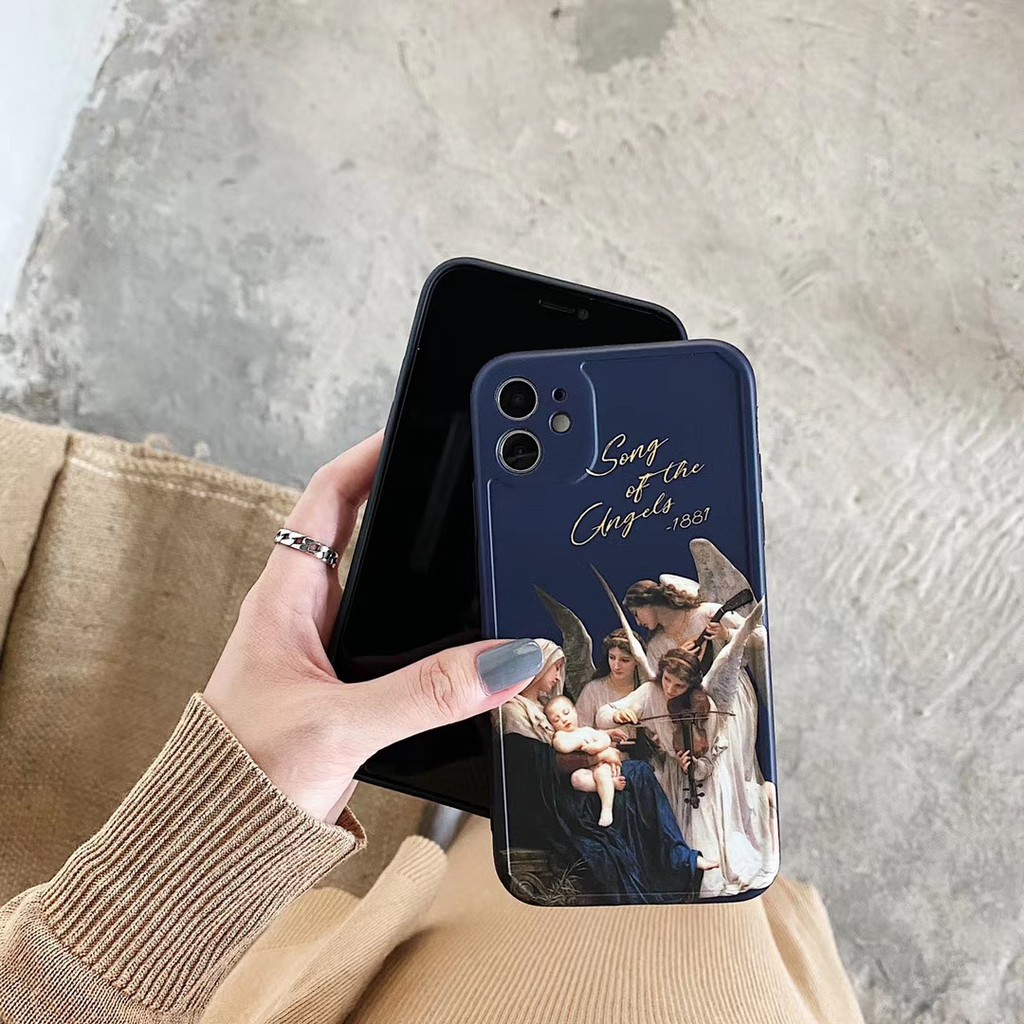 Ốp Điện Thoại Hình Tranh Sơn Dầu Nghệ Thuật Cho Iphone 7 8 + X Xs Xr Xsmax 11 Pro Promax | BigBuy360 - bigbuy360.vn