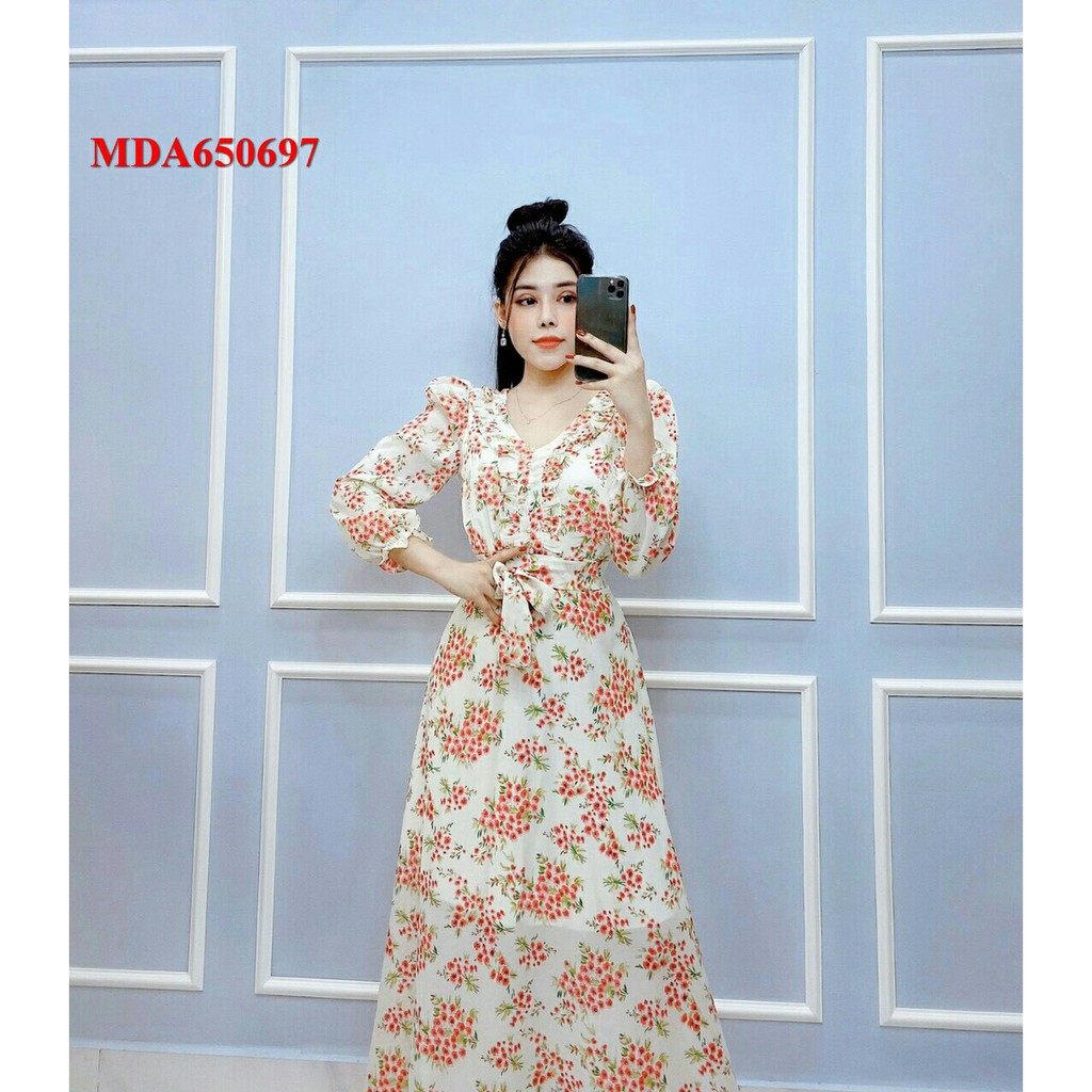 ĐẦM MAXI HOA SANG TRỌNG