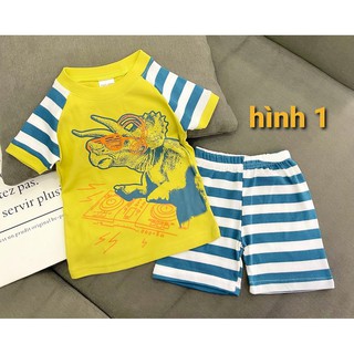 Bộ borip tay ngắn cute cho bé trai - Quần áo trẻ em