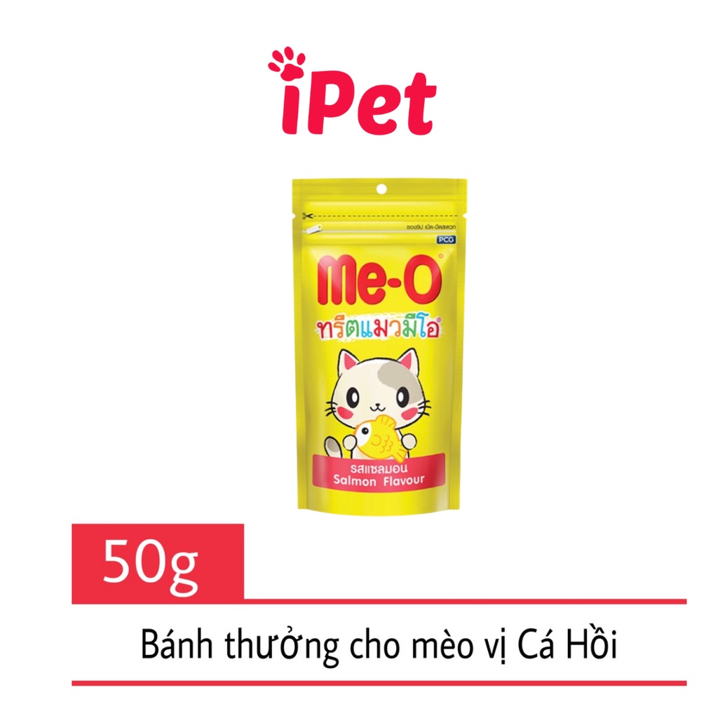 Bánh Snack Thưởng Me-o Cho Mèo 3 Vị Gói 50g - iPet Shop