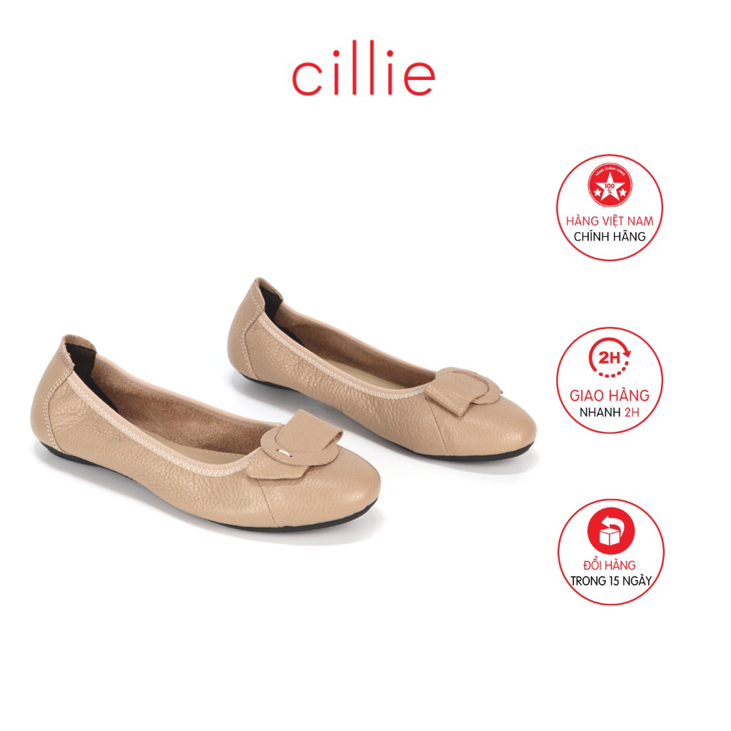 Giày búp bê đế bệt da bò Cillie 1091 | BigBuy360 - bigbuy360.vn