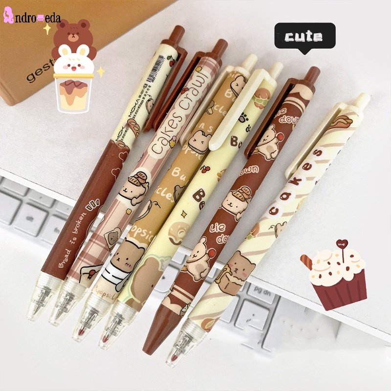 1 Bút Mực Đen Ngòi 0.5mm Hình Gấu Dễ Thương