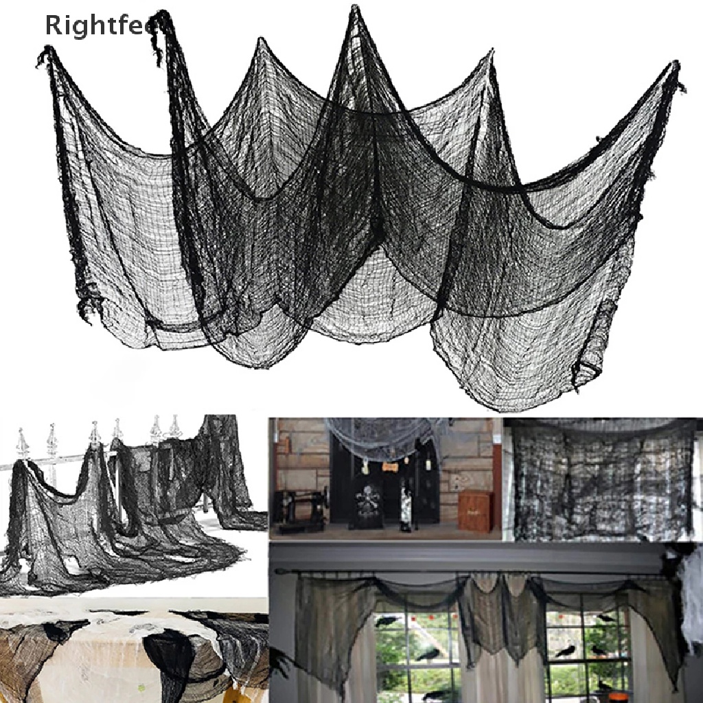 Vải Lưới Creepy Dùng Trang Trí Cửa Sổ Dịp Halloween