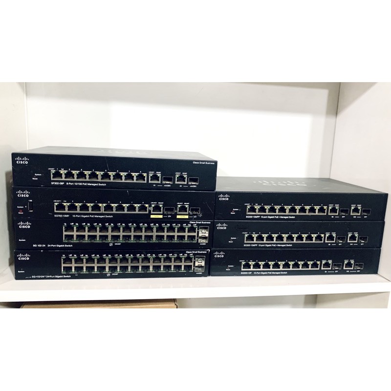 Bộ Chia Mạng Lan Cấp Nguồn POE  Cisco 10 Port 10/100/1000Mbps – SG300-10P - SG300 -10PP -SG300-10MPP