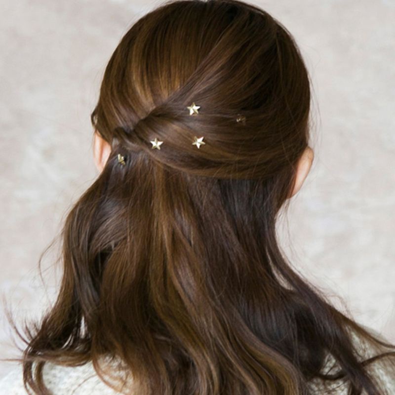 Kẹp Tóc Dạng Xoắn Ốc Hình Ngôi Sao Thời Trang Cho Nữ
