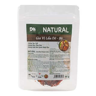 NATURAL GIA VỊ LẨU DÊ BÒ DH FOODS