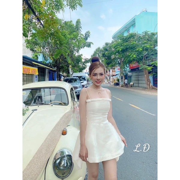 Set áo 2s tafta nơ + quần đùi cực hot