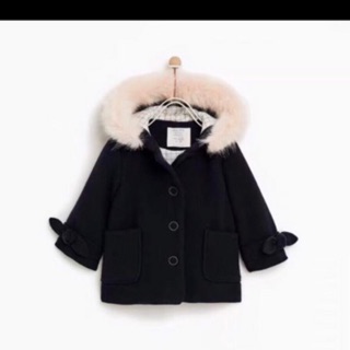 Áo khoác dạ zara bé gái xuất dư