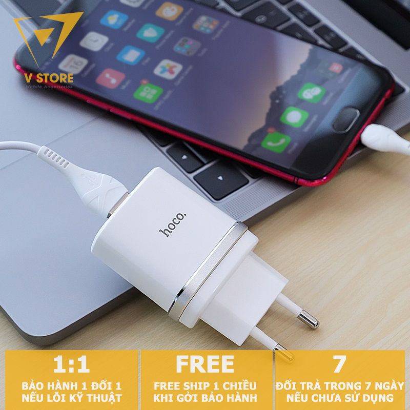 CÓC CỦ SẠC NHANH 18W HOCO C42 C12Q CHO ANDROID SAMSUNG OPPO XIAOMI 1 CỔNG USB 3A QC3.0 [HOCO ĐÀ NẴNG]