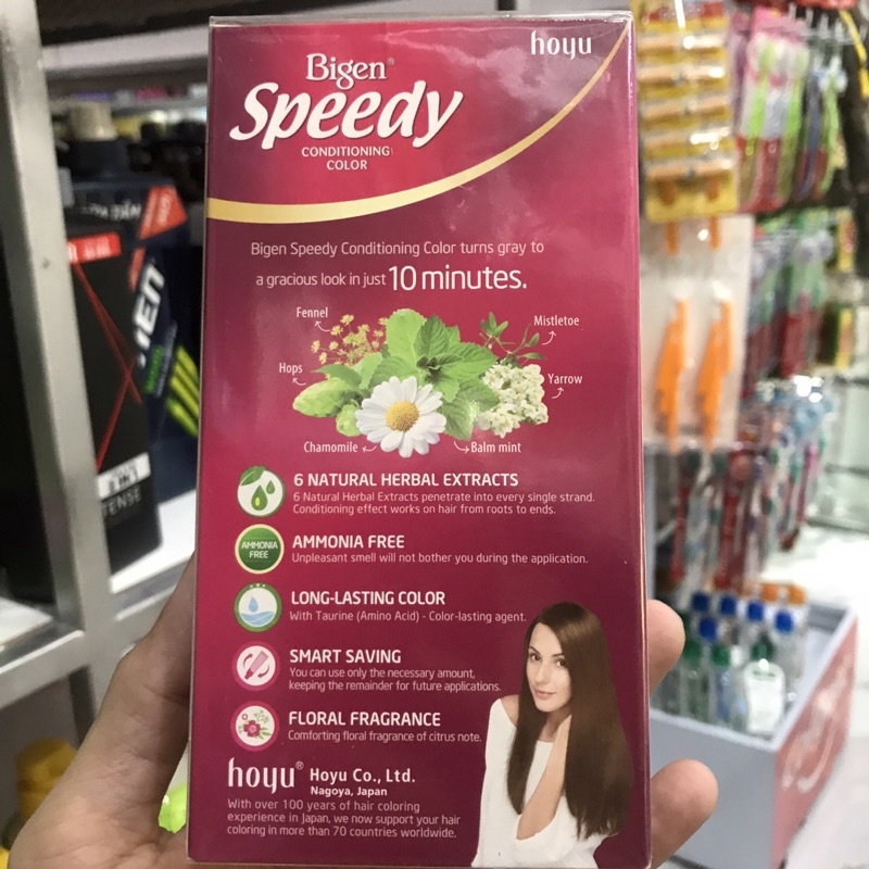 Thuốc Nhuộm Tóc BigenSpeedy Conditioning Color phủ Bạc Hoàn Hảo (Đủ Màu )