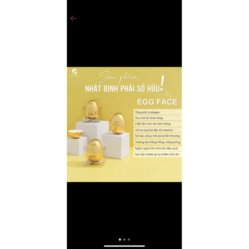 Kem Face Trứng Vàng Queenie Skin - Mỹ Phẩm Queenie Skin