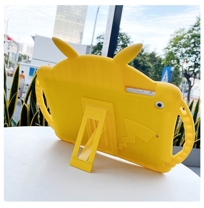 Ốp bảo vệ máy tính bảng bằng silicon hình pikachu cho iPad 9.7 2018 2017 10.2 7 Pro 9.7 Air1 2 3 Ipad mini1 2 3 4 5 | BigBuy360 - bigbuy360.vn