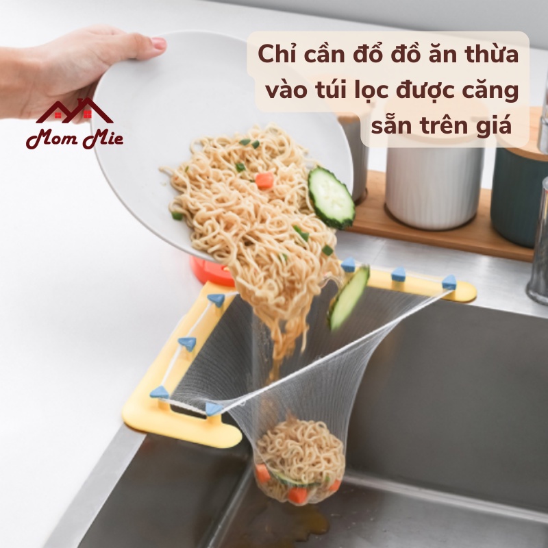 [MỚI] Giá treo túi lưới lọc rác để bồn rửa hình thú, tiện lợi, vệ sinh - J228